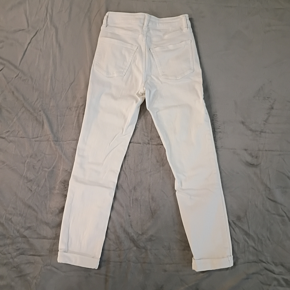 Lauren Conrad High Rise Skinny Ankle White Jeans - Picture 5 of 7